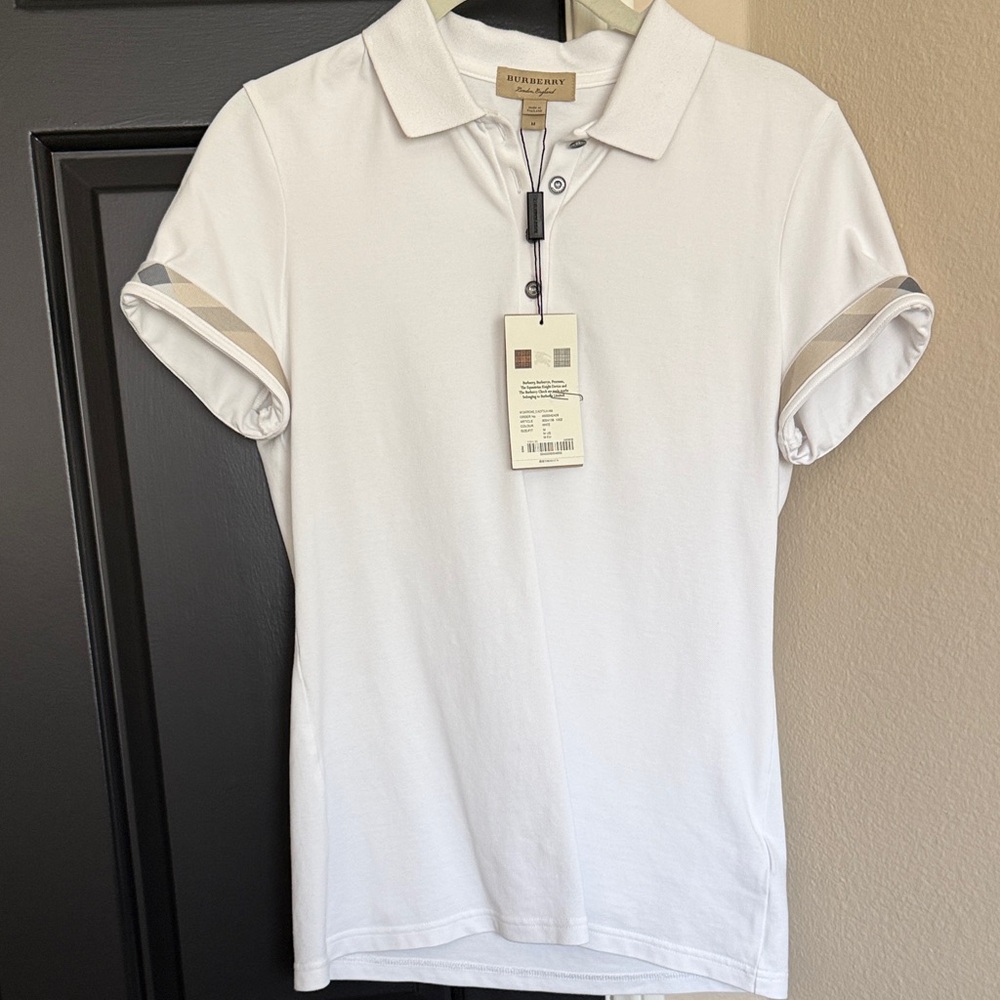 Burberry Women’s White Polo Shirt